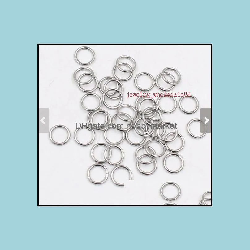 500PCS/lot,Quality Parts ,Strong 316L Stainless Steel Jump Ring 10x1.2mm