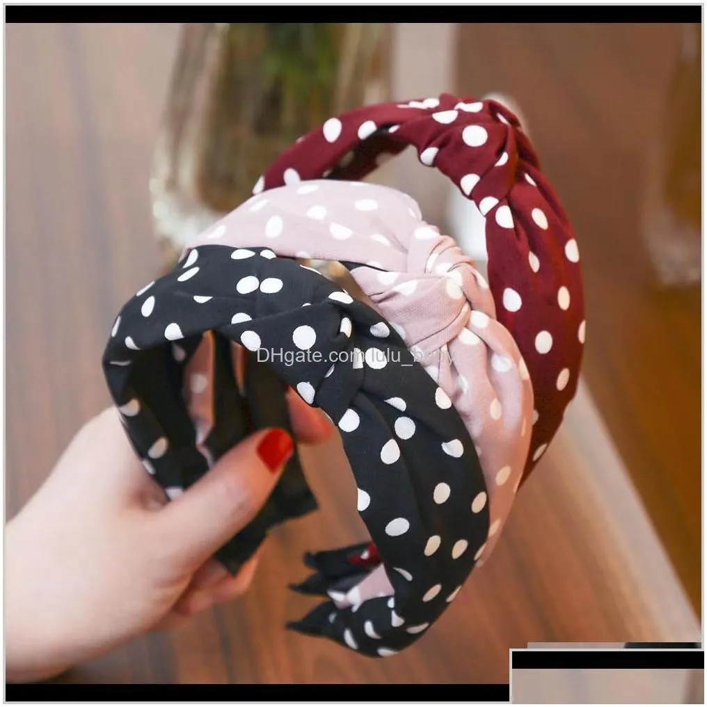 Haimeikang Plaid Cottonhair Accessories Knotted Hair Band For Women Headbands Hairbands Headwear Fashion C2Wwt Headband Clmbg