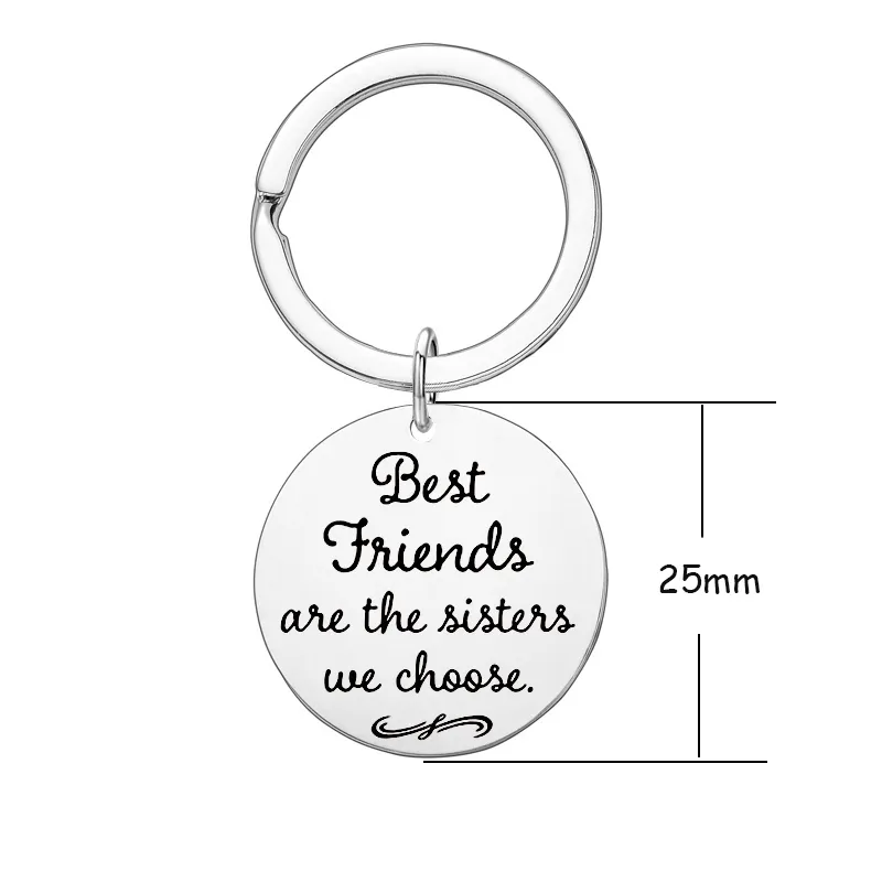 fashion keyring drive safe name stainless steel keychain couples key rings women men friend family key chain pendant jewelry key chains