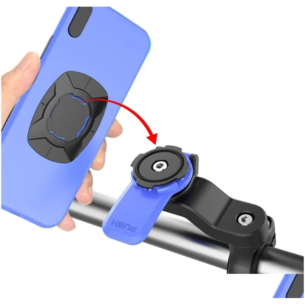 motorcycle phone holder stable convenient 360 rotation anti seismic high quality materials mobile phone holder universal holder