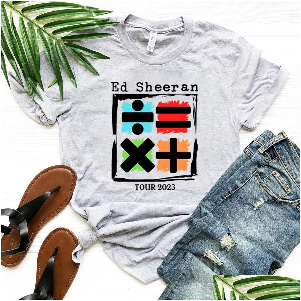 womens t-shirt ed sheeran tour t shirt mathletics concert shirt unisex t-shirt short sleeve tshirt streetwear tops ed sheeran lovers gift