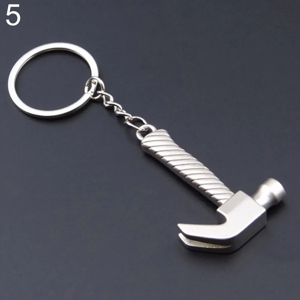 2017 creative tool style wrench spanner key chain car keyring metal keychain gift