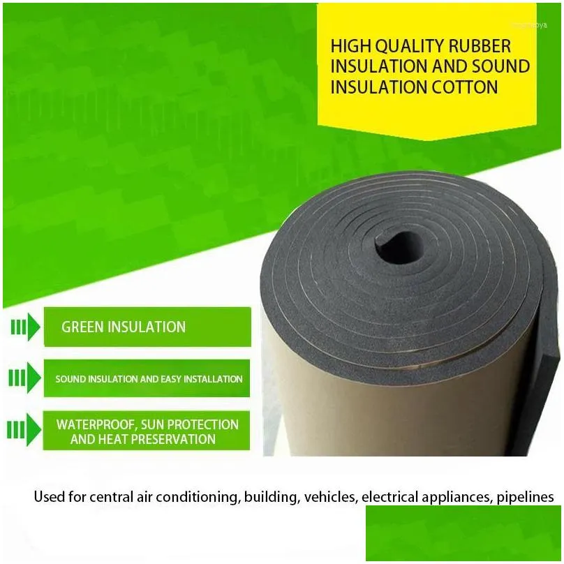 interior accessories 10pcs car rubber sound proofing deadening insulation foam protector auto 30cmx50cm