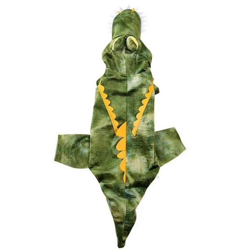 Cat Costumes Winter Warm Pet Dog Clothes Funny Crocodile Transformed Jacket Halloween Cosplay Costume Party Outfit Suppl