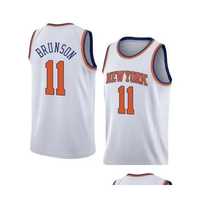 knick jalen brunson julius randle basketball jerseys yorks josh hart rj barrett donte divincenzo immanuel quickley mitchell robinson city custom jersey