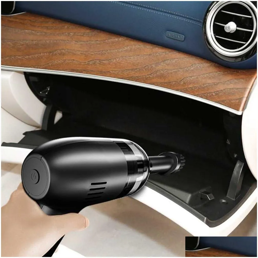 mini car vacuum handheld portable high power wireless vaccuum cleaner for vehicle desktop keyboard household 1012