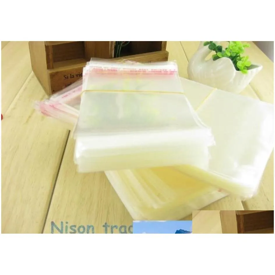 wholesale bag 30x40cm transparent opp bags-100pcs/lot retail clear self adhesive seal plastic reusable clothing packing pouch gift bag