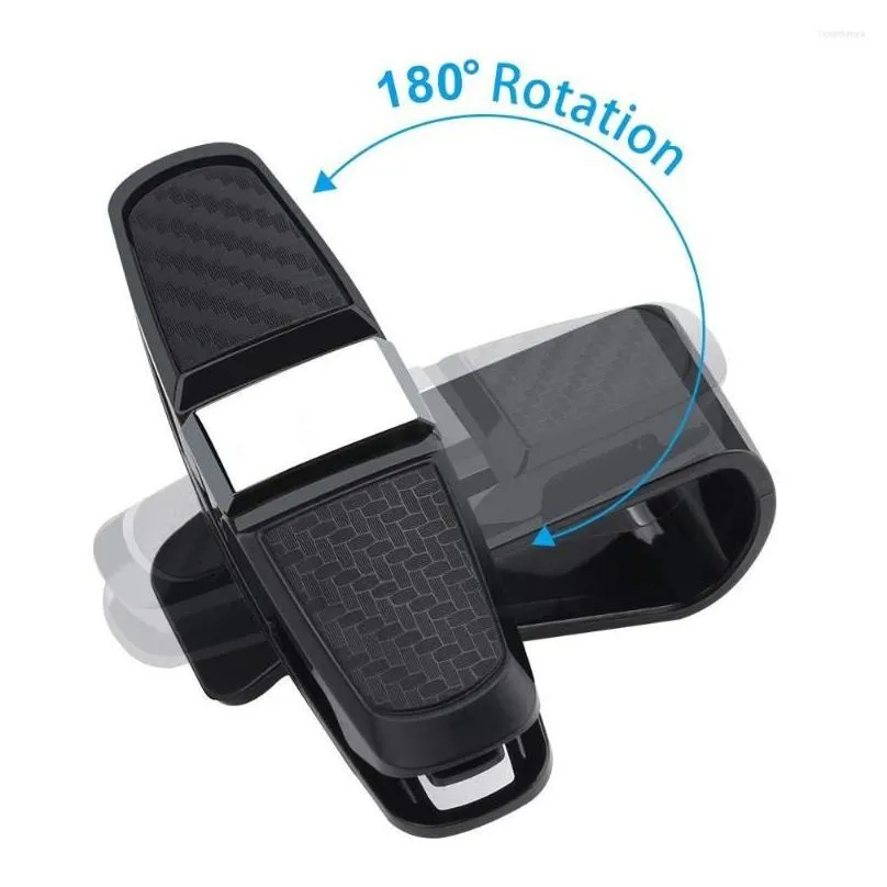 interior accessories 2pcs car sun visor sunglasses holder clip universal black ticket card clamp fastener cip glasses cases portable