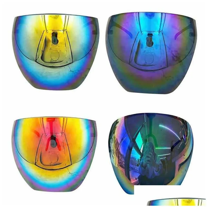  sunglasses women men protective faceshield glasses goggles full face covered spherical lens anti-spray safety cycling sunglasses