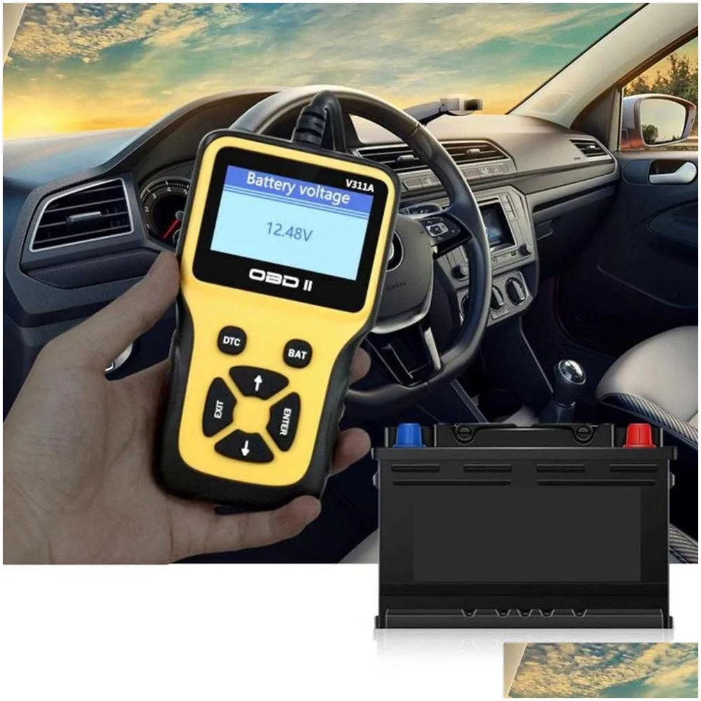 v311a professional scanner diagnostic tool car auto obd obd2 elm327 code reader