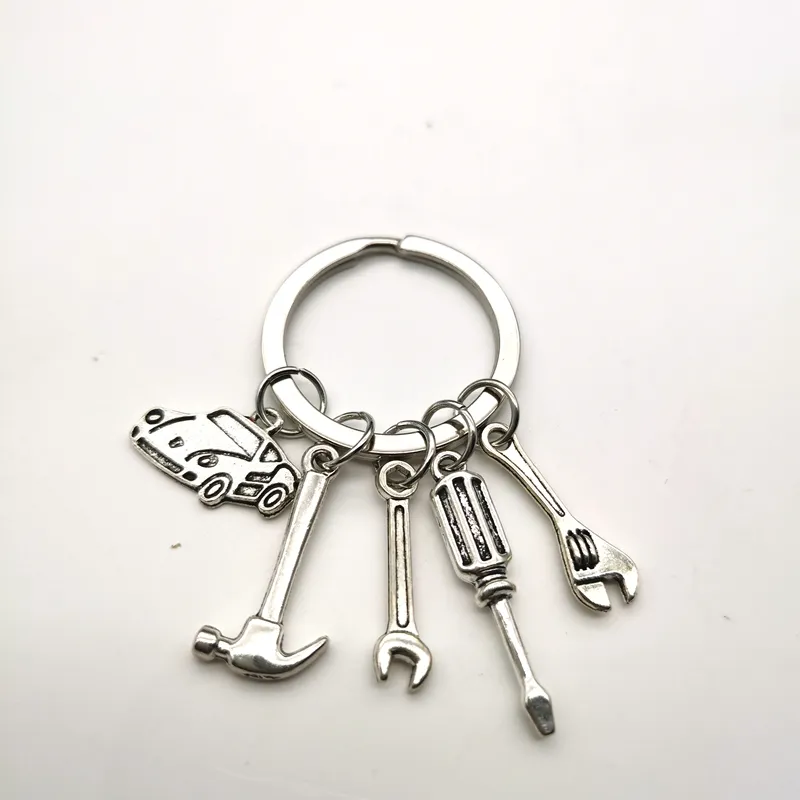 fashion mechanic keychain father 39s day gift car gift tool souvenir new handmade keychain key chains