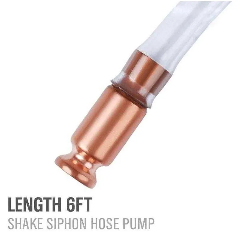 manual suction pipe gas siphon pump gasoline fuel water shaker siphon safety self priming hose pipe plumbing hoses transparent