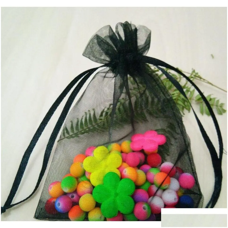 organza bags wedding birthday gift multi color various size for choose jewelry accessories