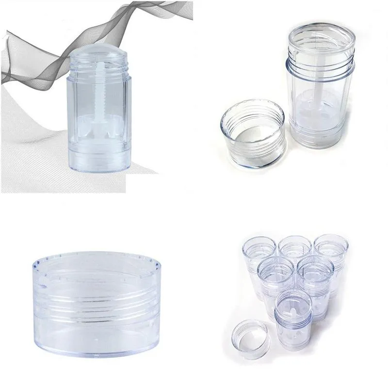 Storage Bottles & Jars 20pcs/lot 30ml AS Clear Transparency Bottom Filling Stick Deodorant Container Twist Up Tube 1oz