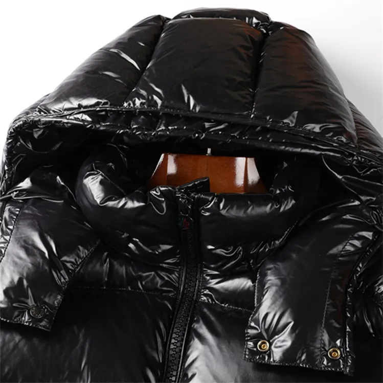 TOPSTONEY 2023 High Quality Men's Winter Hooded Warm Down Jacket Fluffy Clothing Couple Short Thick Plus Classic Glossy Heated Coat 2101