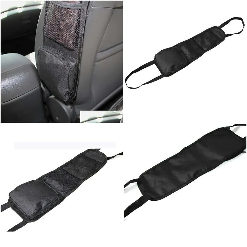 car seat organizer auto seat side storage hanging bag multi-pocket drink phone holder mesh pocket