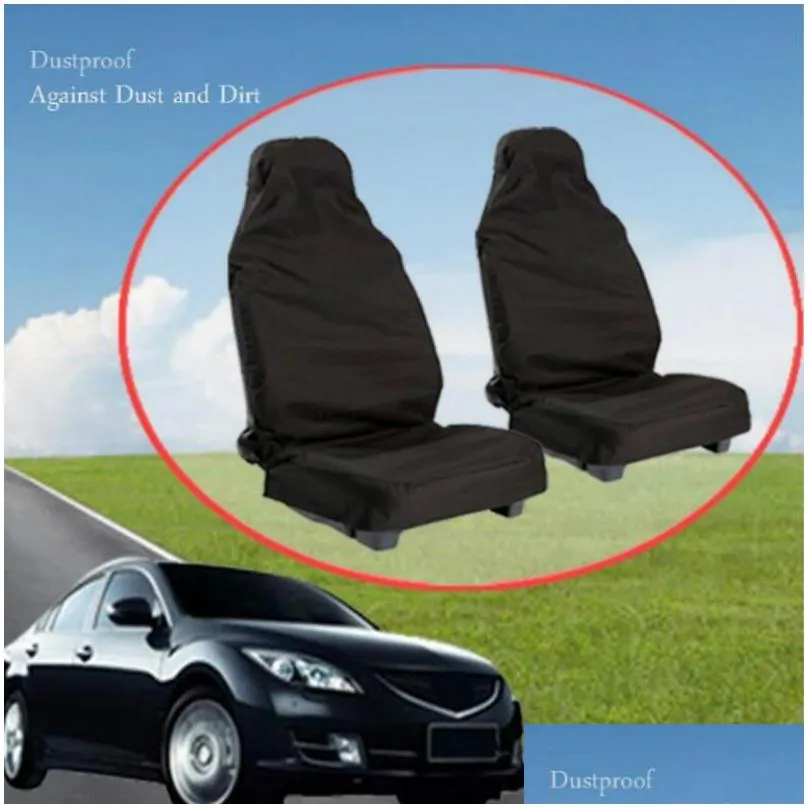 universal 2pcs car seat cover protector storage bag washable automovil foldable non-slip covers for repair accessories