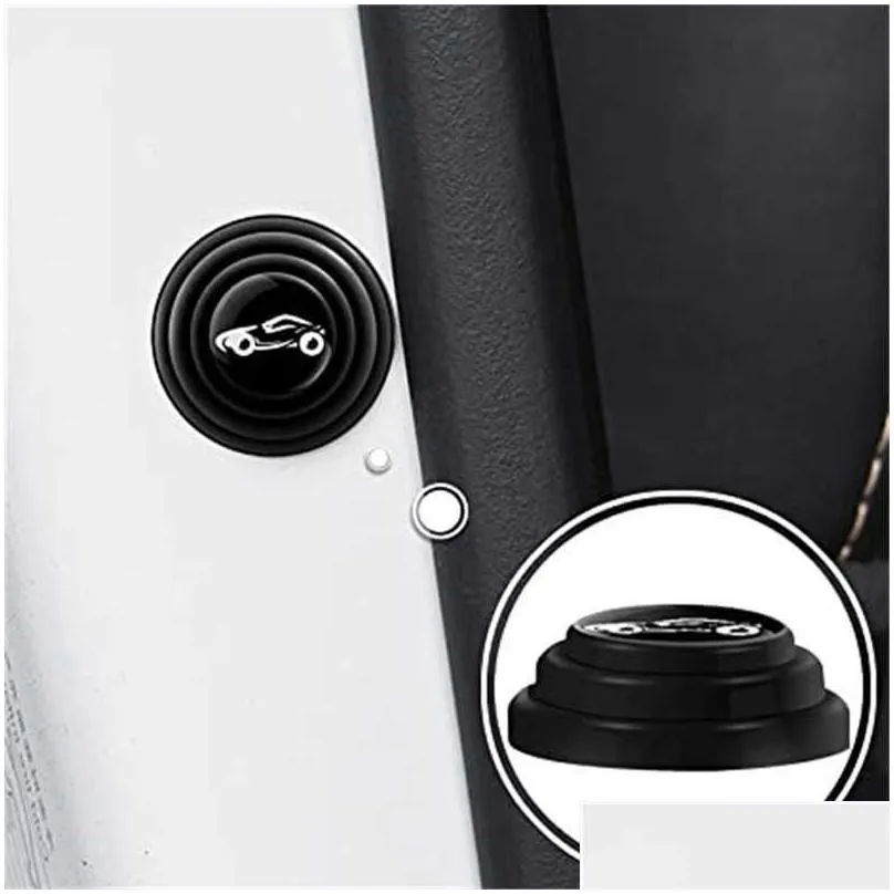 car door pads shock-absorbing and silent mat anti-collision silicone car door protector stickers buffer gasket auto accessory