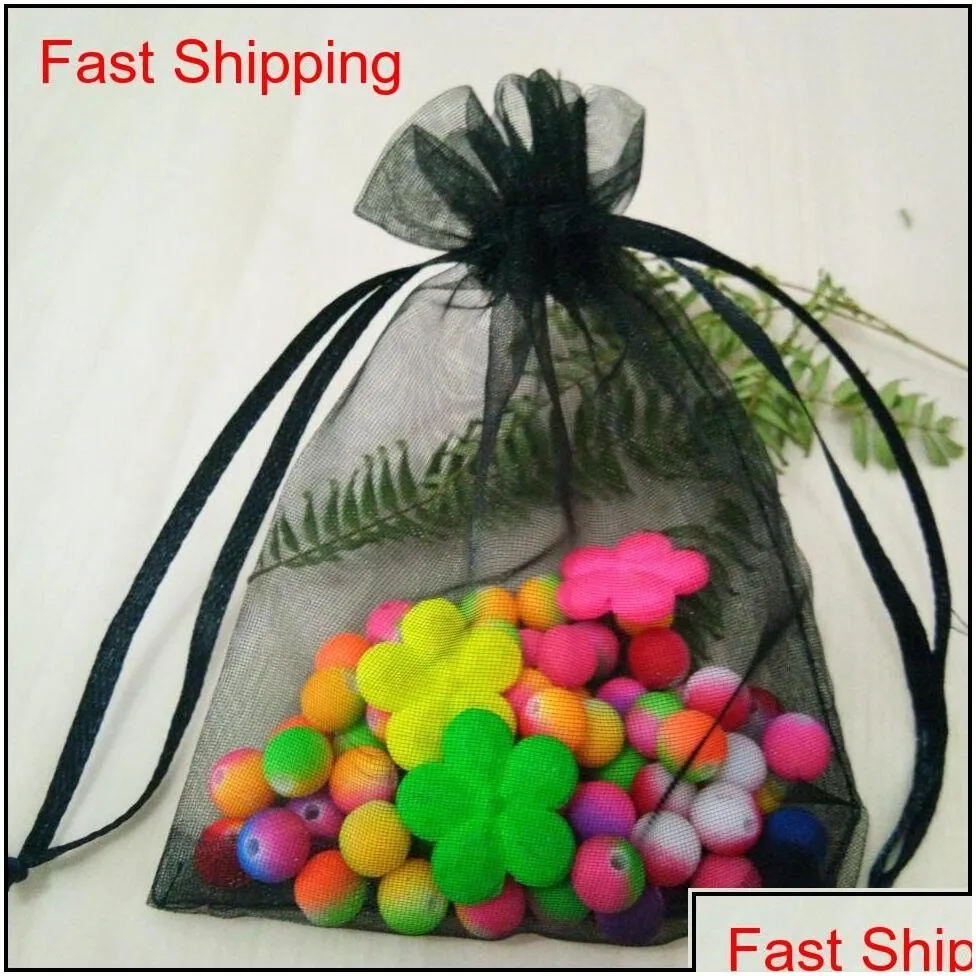 organza bags wedding birthday gift multi color various size for choose jewelry accessories