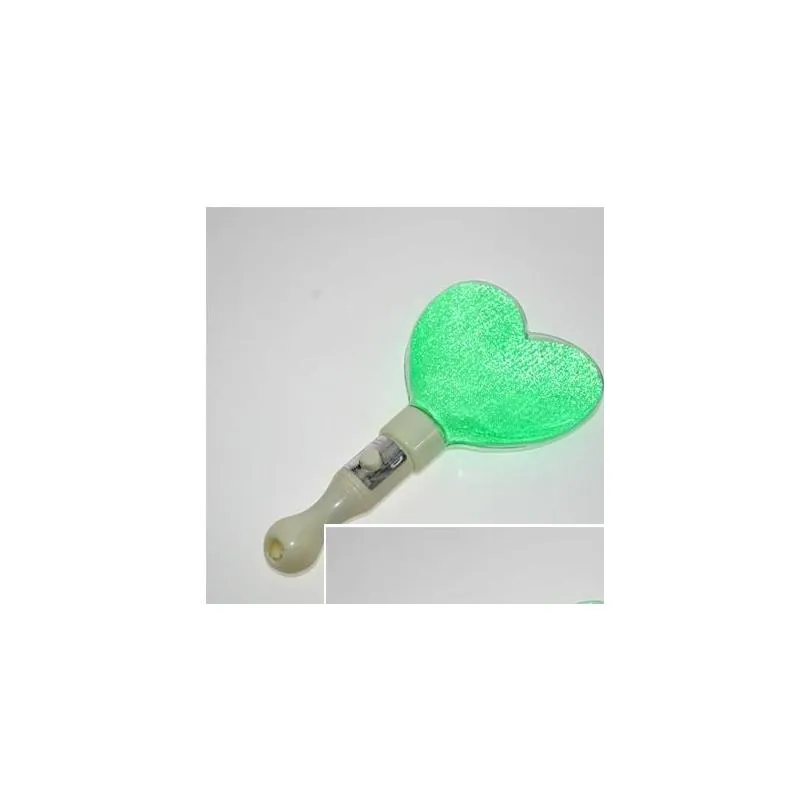 Party Decoration Glowing Love Shape Stick Led Flash Wand Light Heart Wands Rally Race Batons Dj Flashing For Event Concert Glow