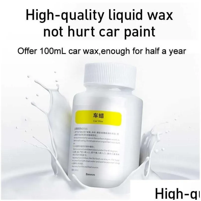 car polisher scratch repair auto manual polishing machine with wax for car paint care clean waxing tool accessories