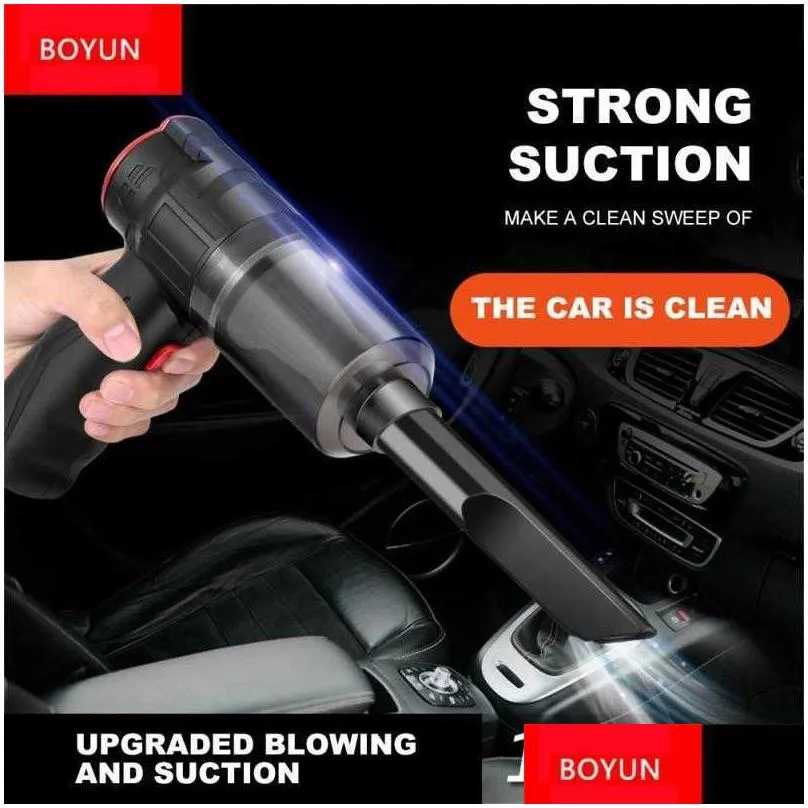 150w wireless 2in1 blowable cordless handheld auto home office car dual use portable vacuum cleaner 1012