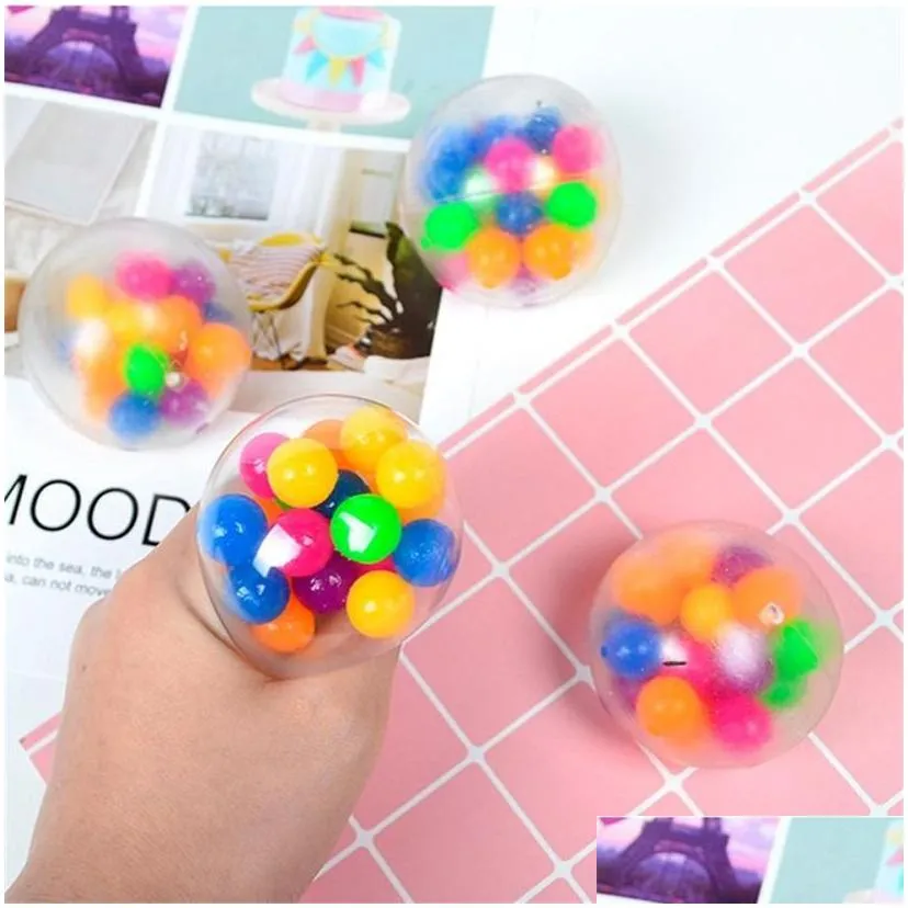 fidget toy squeeze stress balls for kids fansteck stress relief ball for rainbow squeeze squishy sensory ball ideal for autism anxiety