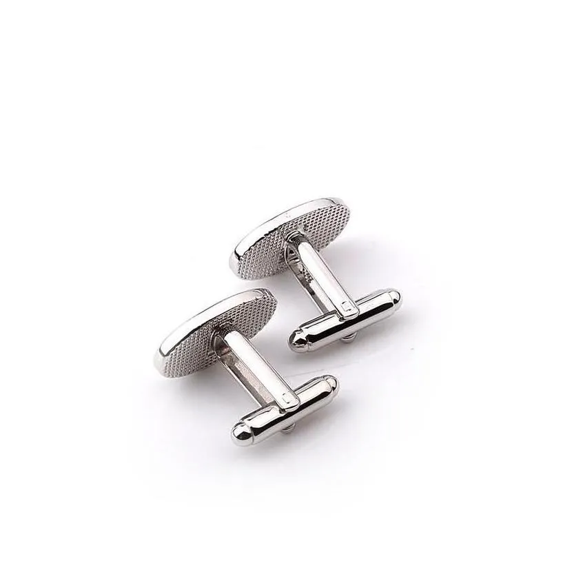 mens wedding cufflinks oval shirt cuff link clips man/grooms / groomsman usher page gift accessories ohzk4