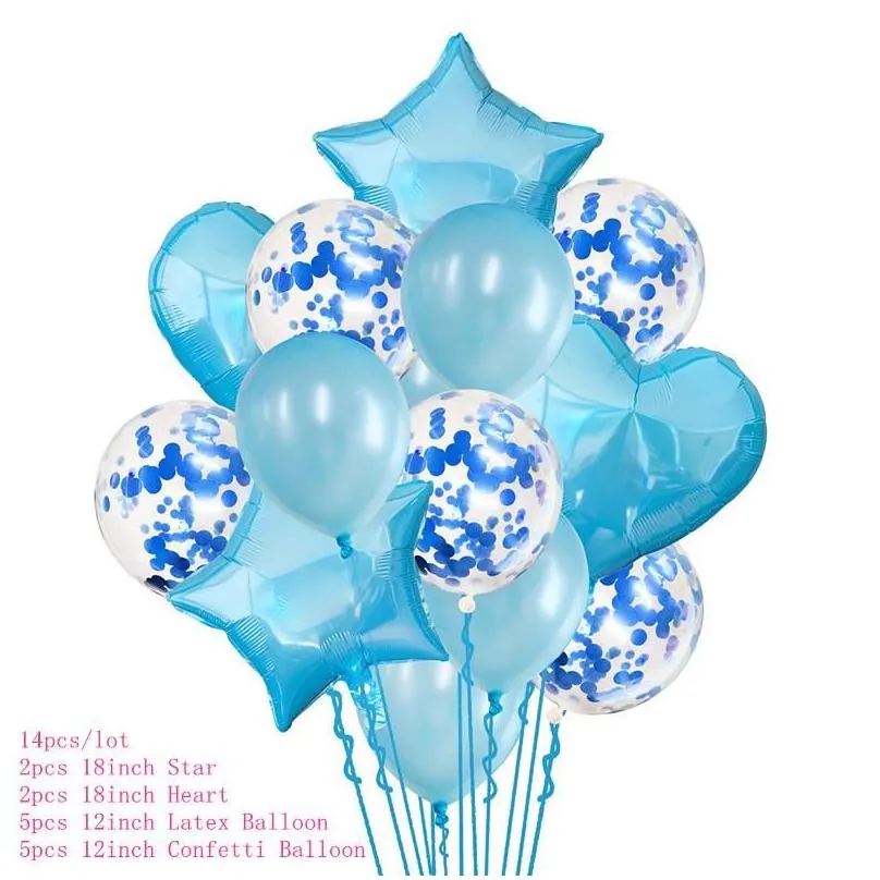 party decoration 7/13/19tubes balloon stand column garland box wedding birthday decorations adult kids ballons accessories