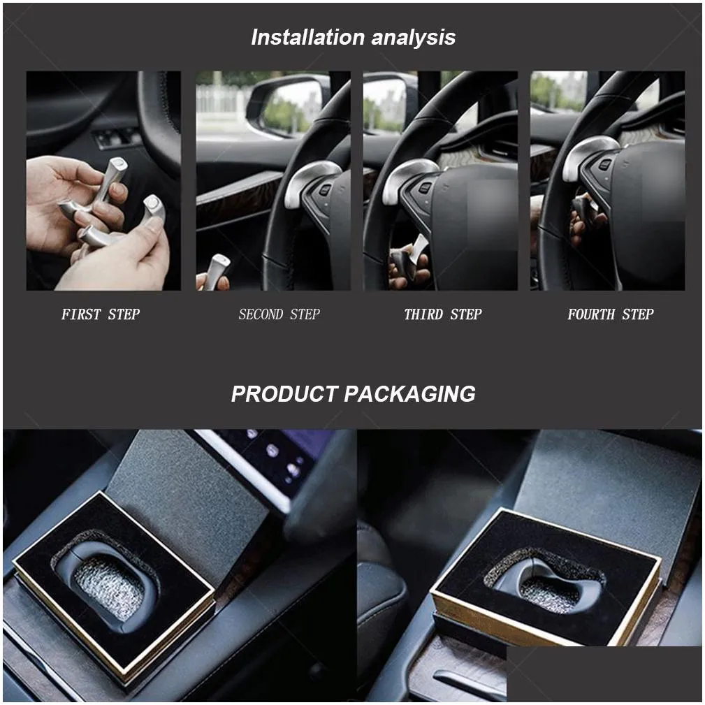 for tesla model3 y s x accessories counterweight ring autopilot fsd automatic assisted driving ap steering wheel weight booster