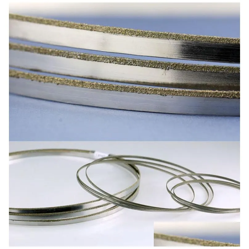  42x1/8 1/4 diamond coated replacement band saw blade for cr40 custom xl aquasaw xl-c-40 cr custom