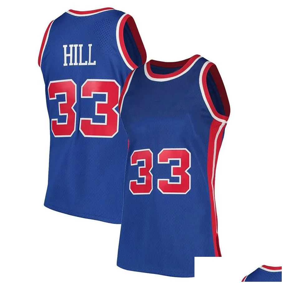 cunningham 2 cade detroits piston basketball jerseys hill 33 grant rodman 10 dennis thomas 11 isiah 1998 1999 jersey