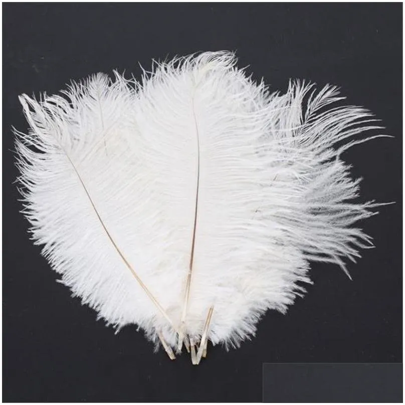 10pcs White ostrich feather plume 20-25cm for wedding centerpiece Wedding decor Party Decor supply feative decor