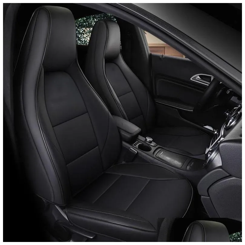 custom leather car seat cover for auto - gla200 gla260 cla200 cla 220 cla260 a 180 a200 auto accessories car styling