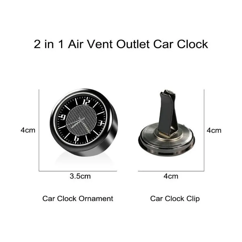 interior decorations car dashboard clock air-outlet clip decoration electronic watch time for mini cooper s one d f54 f56 f60 r56 r60