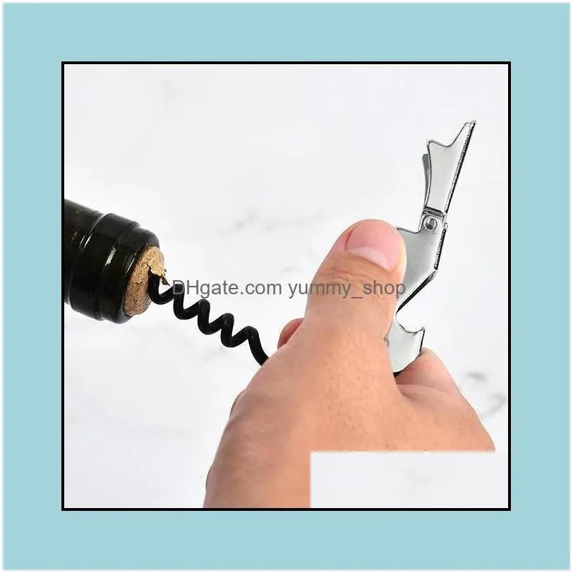 openers wine opener stainless steel corkscrew knife bottle cap tainless candy color mtifunction drop delivery home garden kitchen din