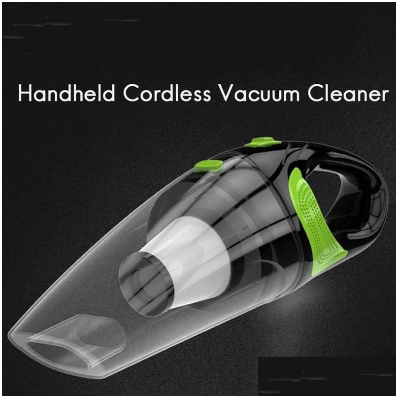 powerful car handheld vacuum cleaner portable wet dry mini hand vacuum cordless dust buster for home car cleaning