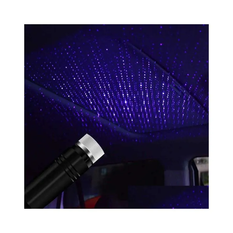 car roof star night lights interior decorative light usb led laser projector with clouds starry sky lighting effects