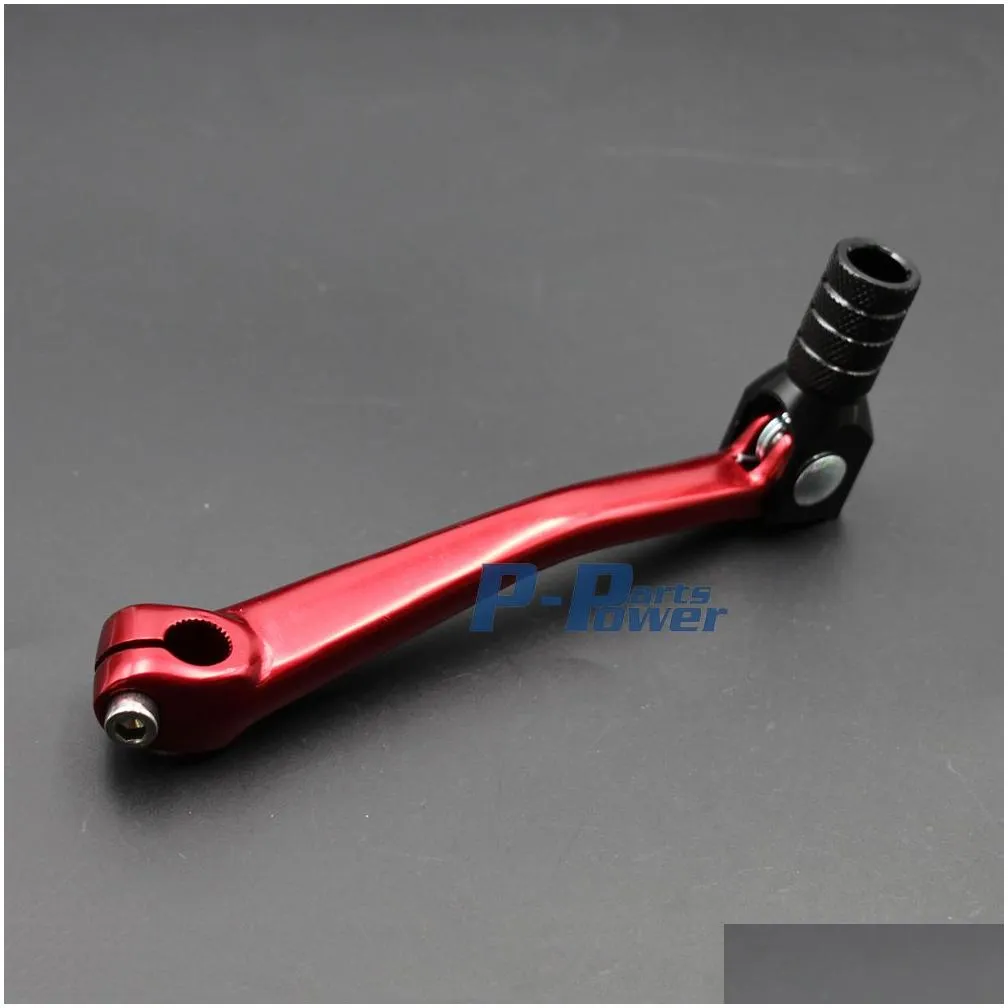 2020 motorcycle cnc aluminum folding gear shift lever fit kayo apollo bosuer 110/125/140/150/160/250cc dirt bike pit bikes gear lever