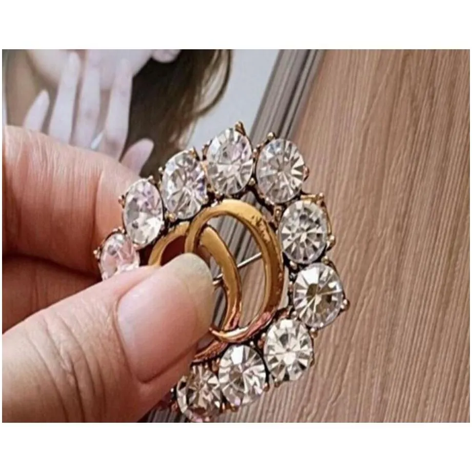 3pcs pearl floral crystal brooch rhoudium pearl flower pins and brooches for women wedding bridal corsage decoration a241a