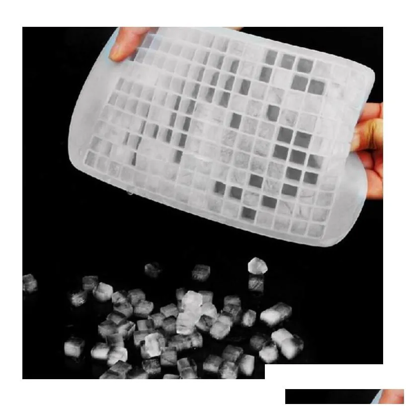 mini ice cube tray frozen silicone mold kitchen tool square maker chocolate ju0568 te0ht