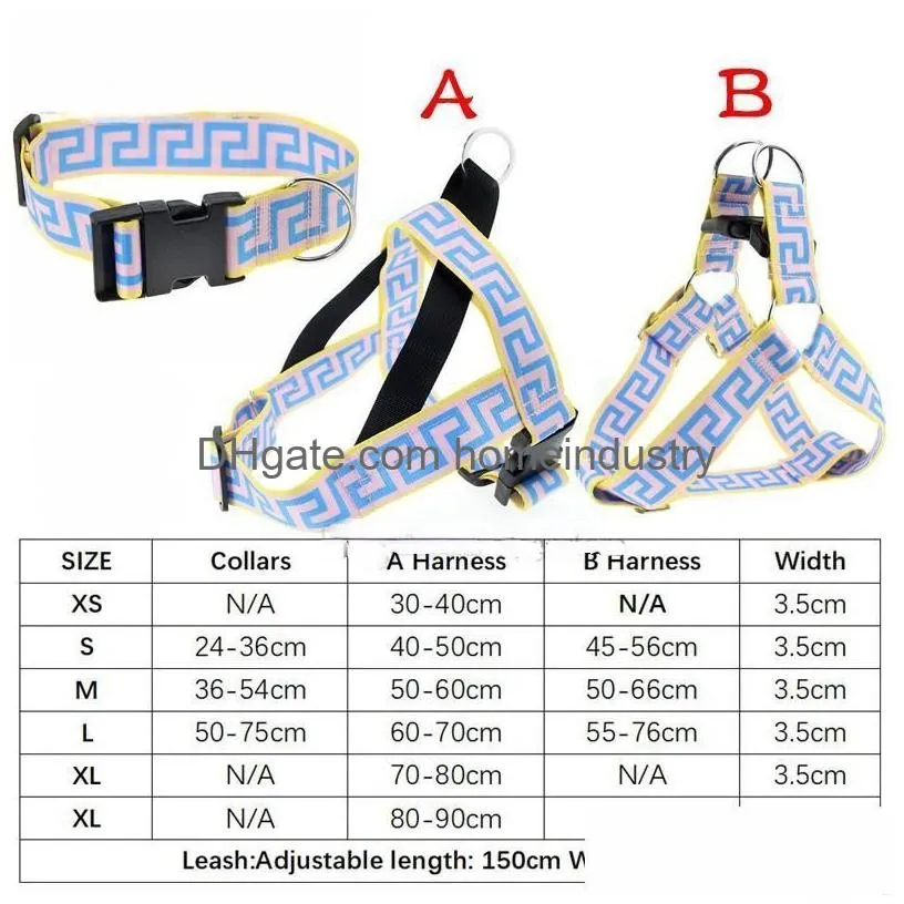 step in nylon dog harness and leashes set easy fit adjustable pet harnesses lightweight soft dog collar for walking or training small medium large dogs xs