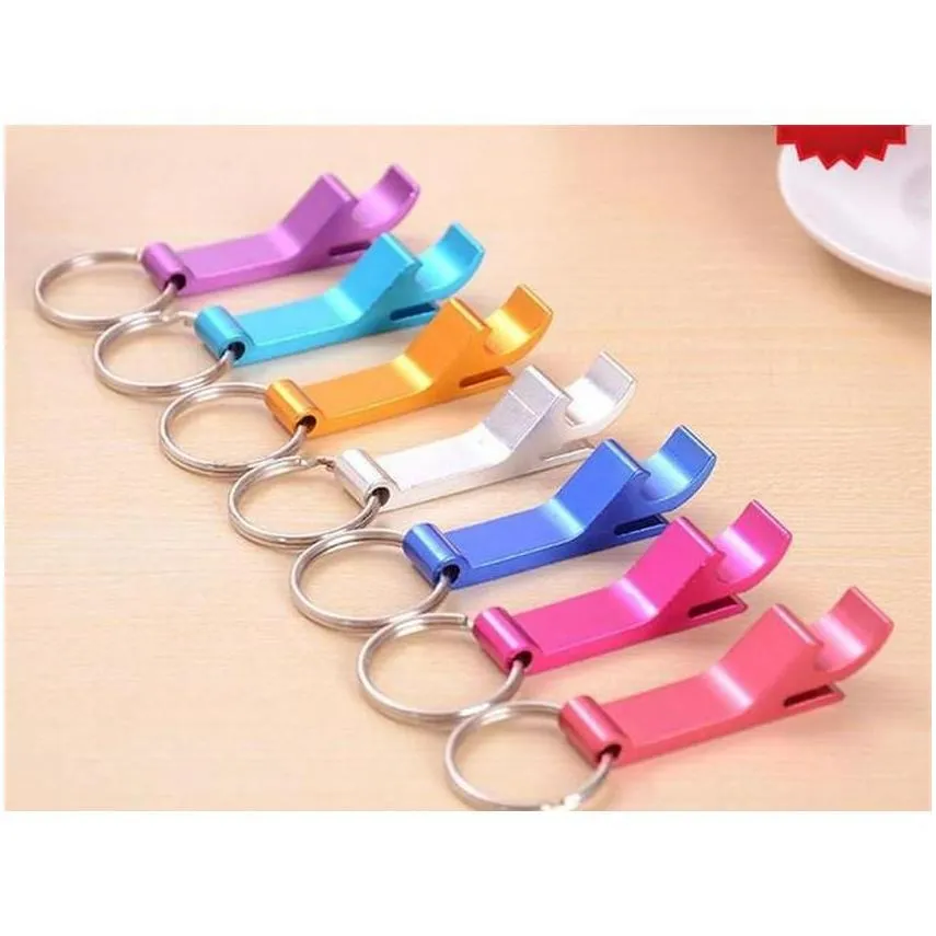 key chain metal aluminum alloy keychain ring beer can bottle opener openers tool gear beverage custom personalized pay extra a029