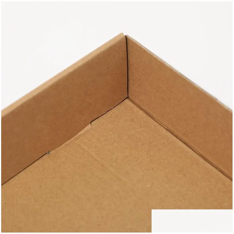 3 Size Large Kraft Paper Box with Window Handmade Box Jewelry  Gift Boxes Wedding Party Decoration LX5105