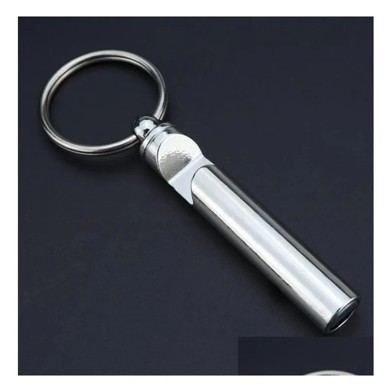 brass emergency whistle with bottle opener - portable survival tool for outdoor activities sporting events and barware