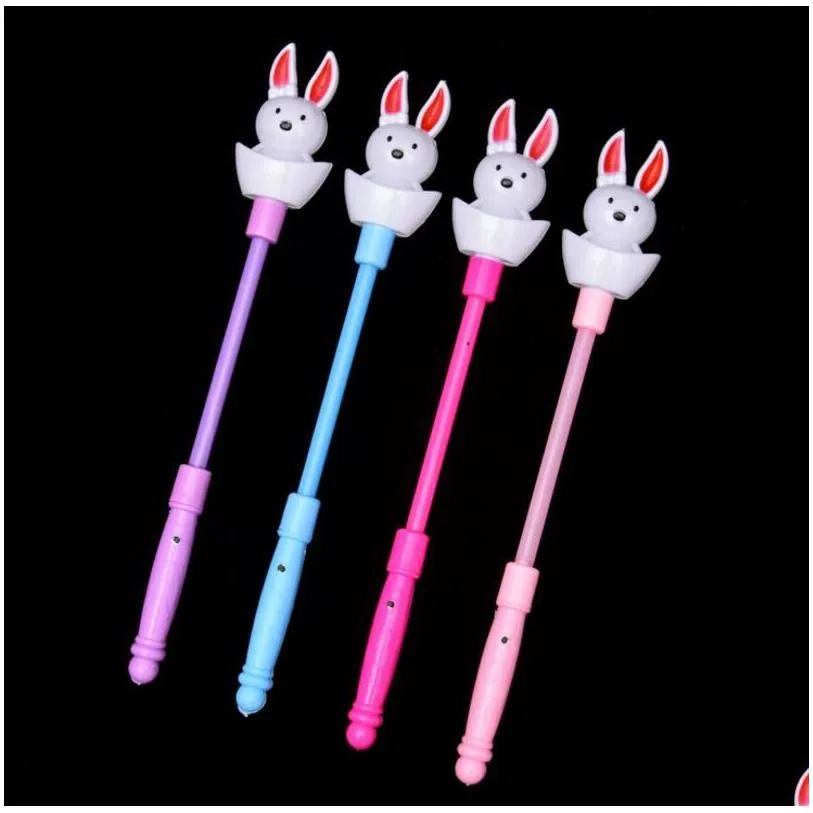 selling concert light stick star hollow glow magic stick bunny children flash stick led light toy