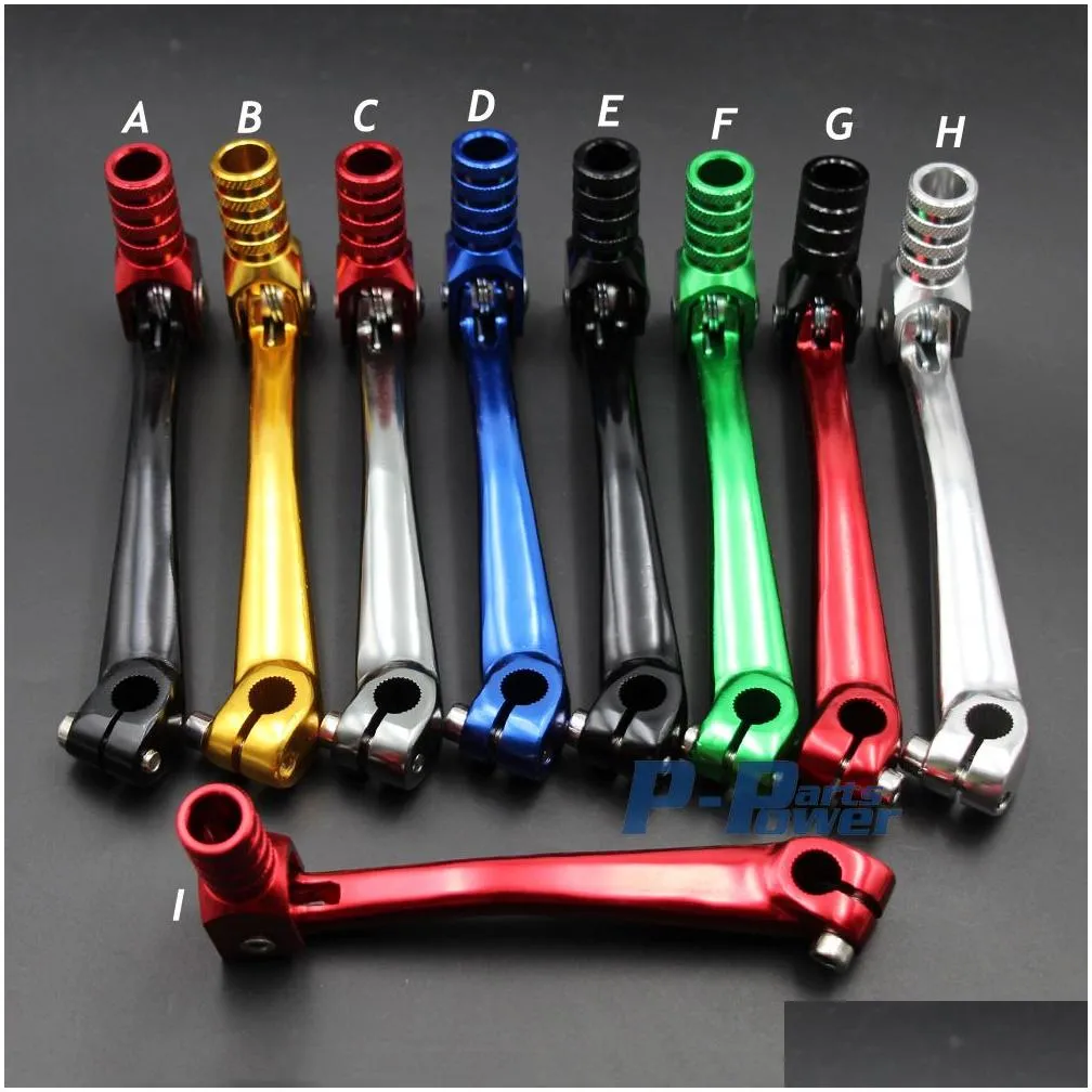 2020 motorcycle cnc aluminum folding gear shift lever fit kayo apollo bosuer 110/125/140/150/160/250cc dirt bike pit bikes gear lever