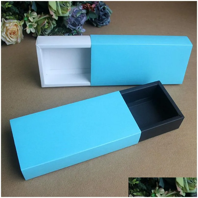 22.9*11*4.5cm Kraft paper gift Box Flower Gift Packaging Box Packing for Socks/Scarf/ Underwear Paper Carton paper box LZ0808