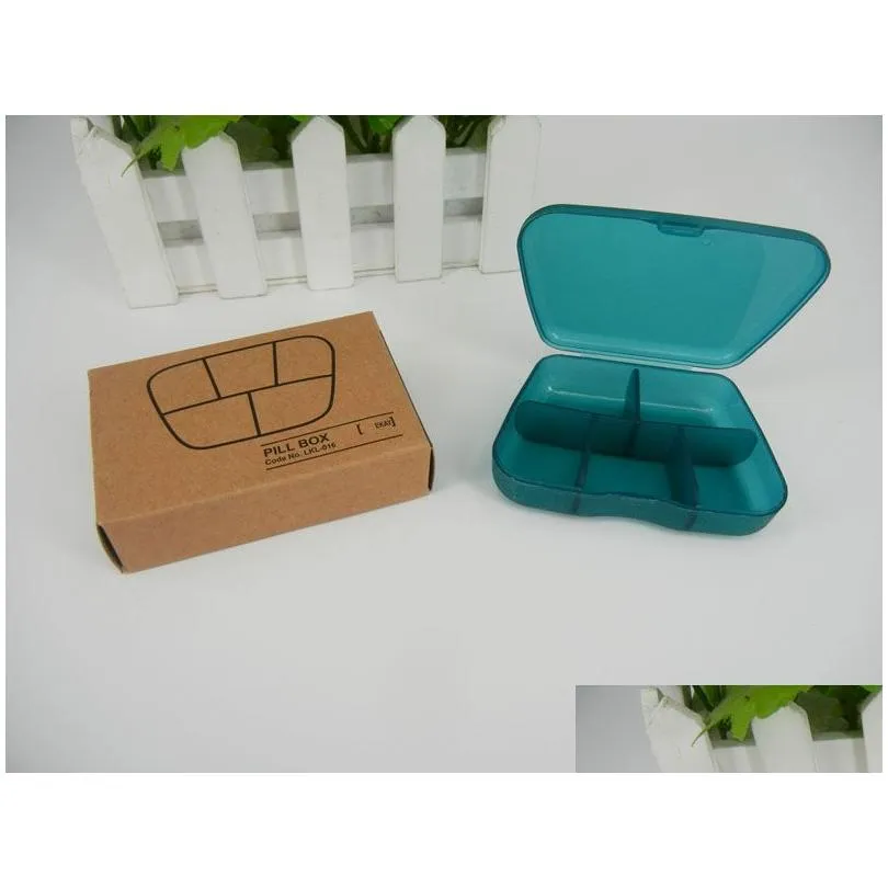 Compartment Travel Pill Box Organizer Tablet Medicine Storage Dispenser Holder Health Care Tool Free Shipping ZA4484
