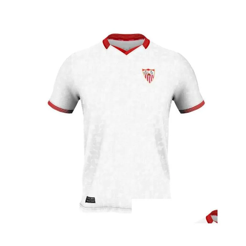 seville 2023 2024 sevillas soccer jerseys final l.ocampos suso jong maillot gudelj k.rekik tecatito munir rafa men kids kit 22 23 24 football shirt boy sets home away